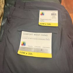 Navy Blue Comfortable Slacks 32x32