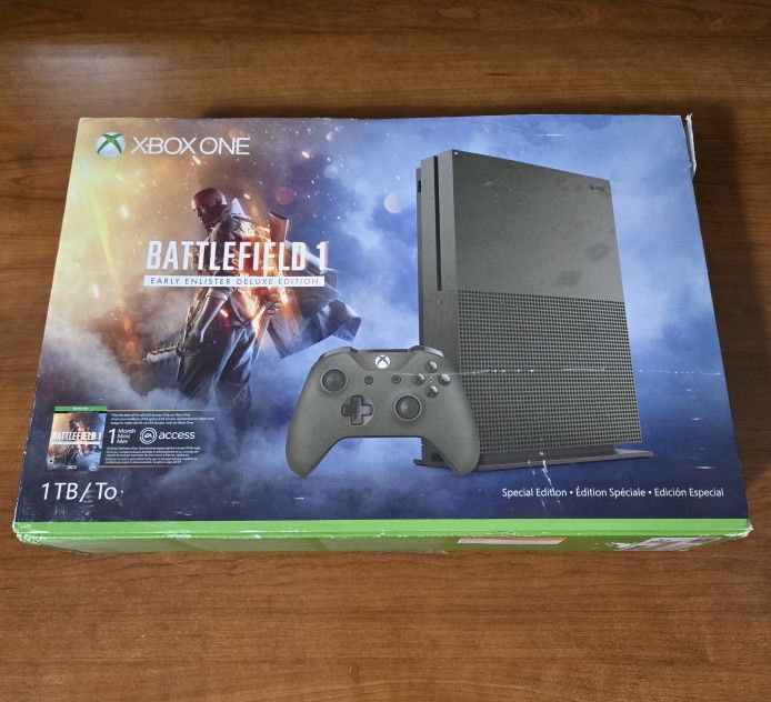 Microsoft Xbox One S 1TB Battlefield 1 Special Edition Bundle
