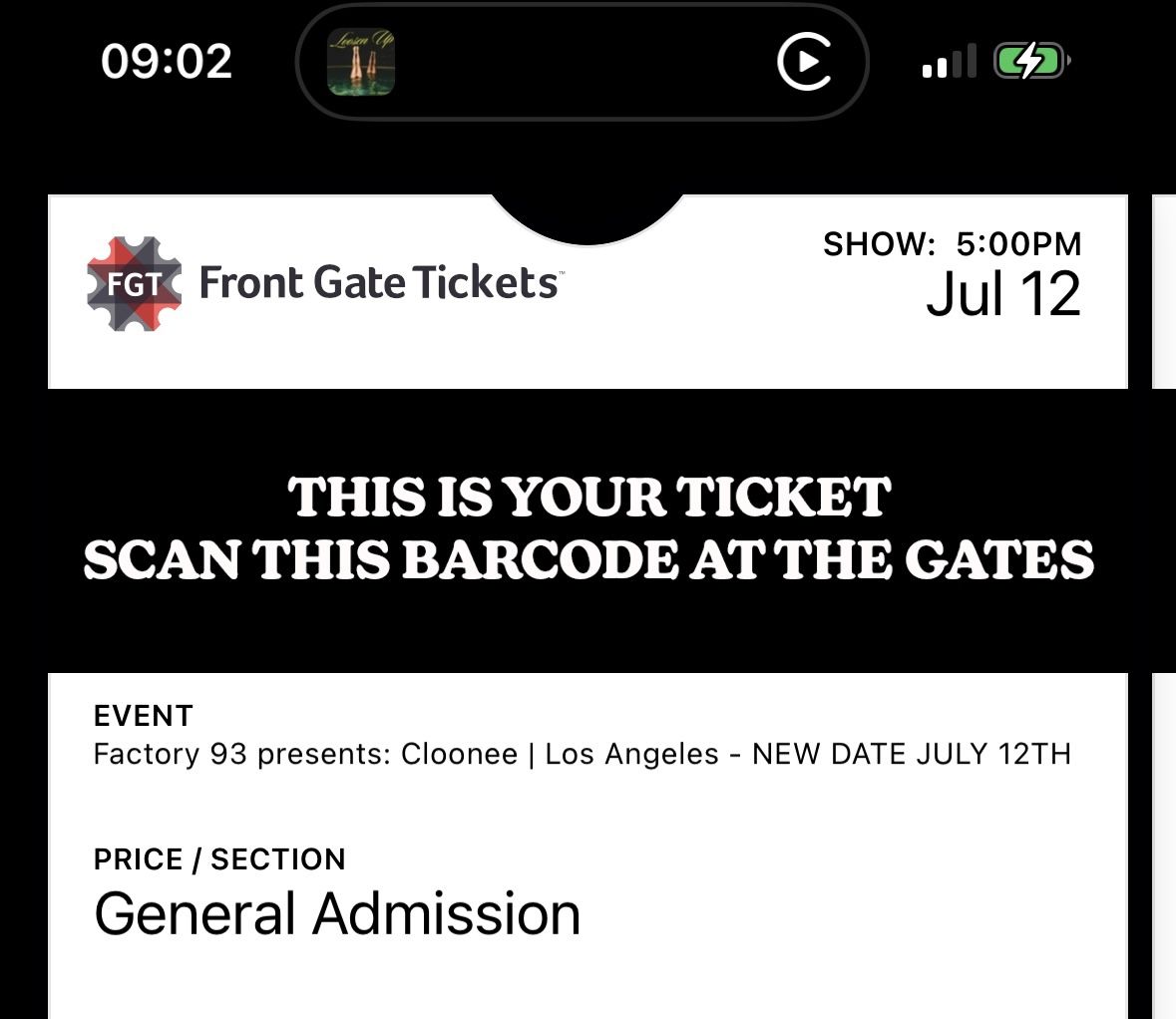 Cloonee July 12
