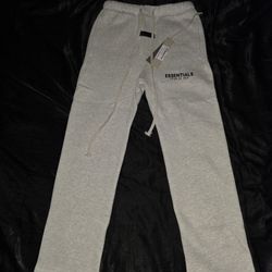 Fear Of God Essentials Sweatpants, Light Oatmeal, Sizes S, M, & L