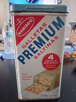 Nabisco Premium Saltinas Vintage Tin