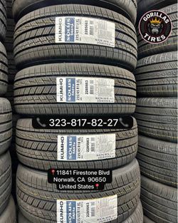 235/45/18 KUMHO SOLUS 4 NEW TIRES INSTALLED ✅ INSTALADAS ✅ WE DO ALIGMENT ✅