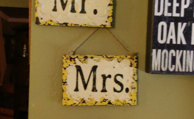 Wedding, Married, Mr. Mrs Signs