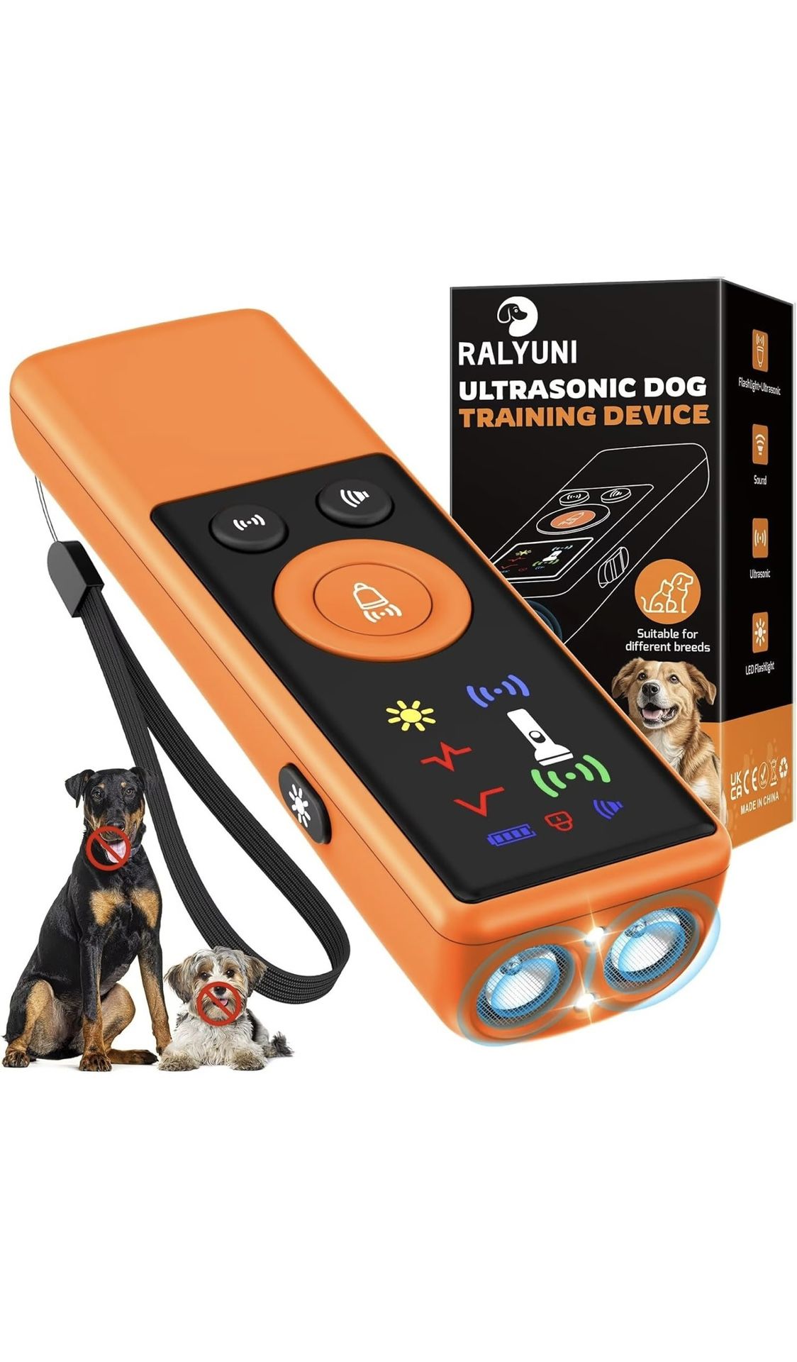 Dog barking deterrence device