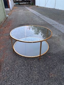 Round Glass Coffee Table