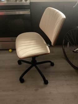 mid-century modern style  desk chair, $25