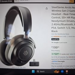 Arctis Nova 7 Wireless Headphones Perfect Condition