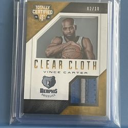 Vince Carter Basketball Patch Card