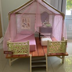American Girl Kira Tent  House For 18 Inches Dolls