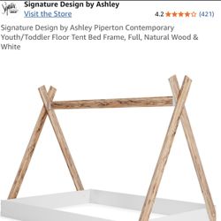 Tent Style Full Bed frame With Edge Guard