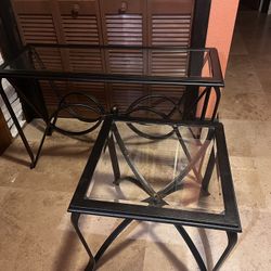 Coffe Side Glass Table 