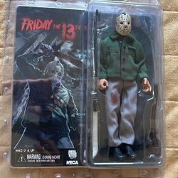 NECA Friday 13th Original JASON VOORHEES retro cloth cult horror action figure