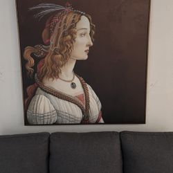 Grande Pintura en lienzo de arte mural Medidas: ancho 11 largo 47