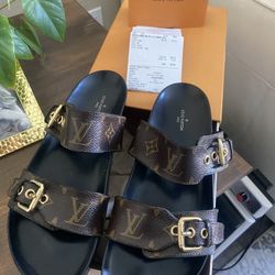 Louis Vuitton Flat Comfort Mule Sandales 