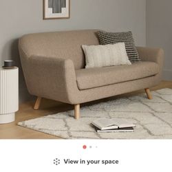 Article, Gabriola Sandstone Wool Boucl Loveseat Like New, Perfect Condition!