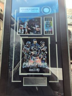 Seattle Seahawks Super Bowl LX Champions Framed Memorabilia