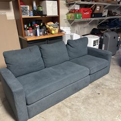 Studio Couch With Ottoman