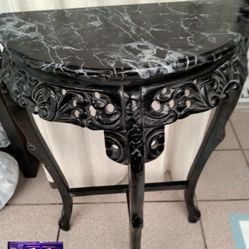 3ft tall Wooden end table