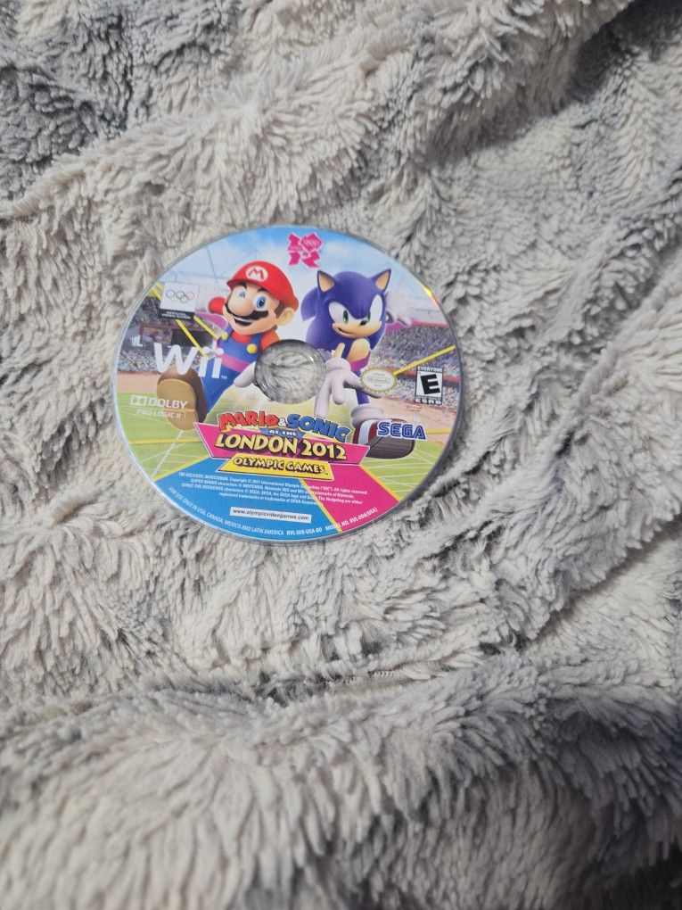Wii Game Mario And Sonic London 2012 Olympic Game