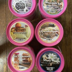 Wax Warmer Melts  13.00 Per 3.75 Oz Jar SALE See Description 