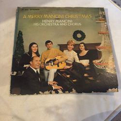A Merry Mancini Christmas Vinyl Record