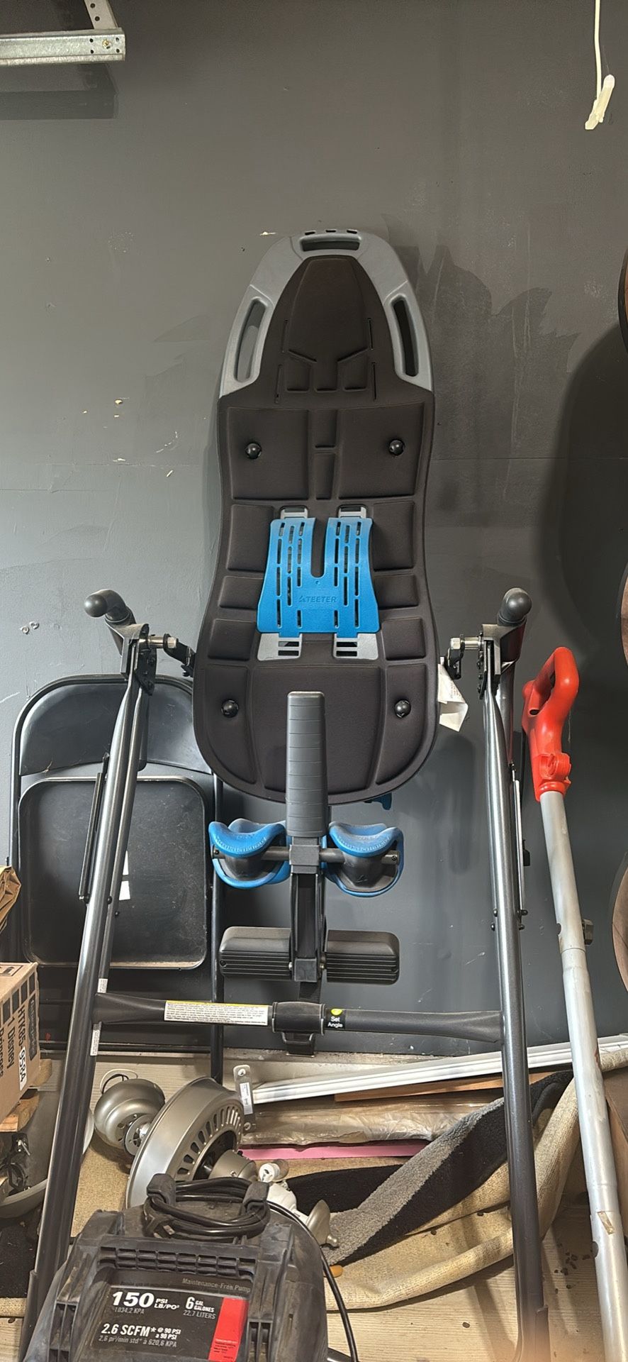 Teeter Back Stretcher Hanging Device