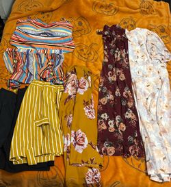 Woman’s clothing lot, 3 piece swim suit, dresses L-1x