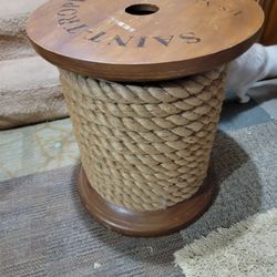 Saint-Tropez Rope Spool End Table 