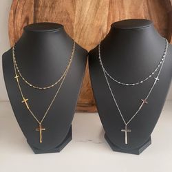 Stainless Steel Cross Necklace 