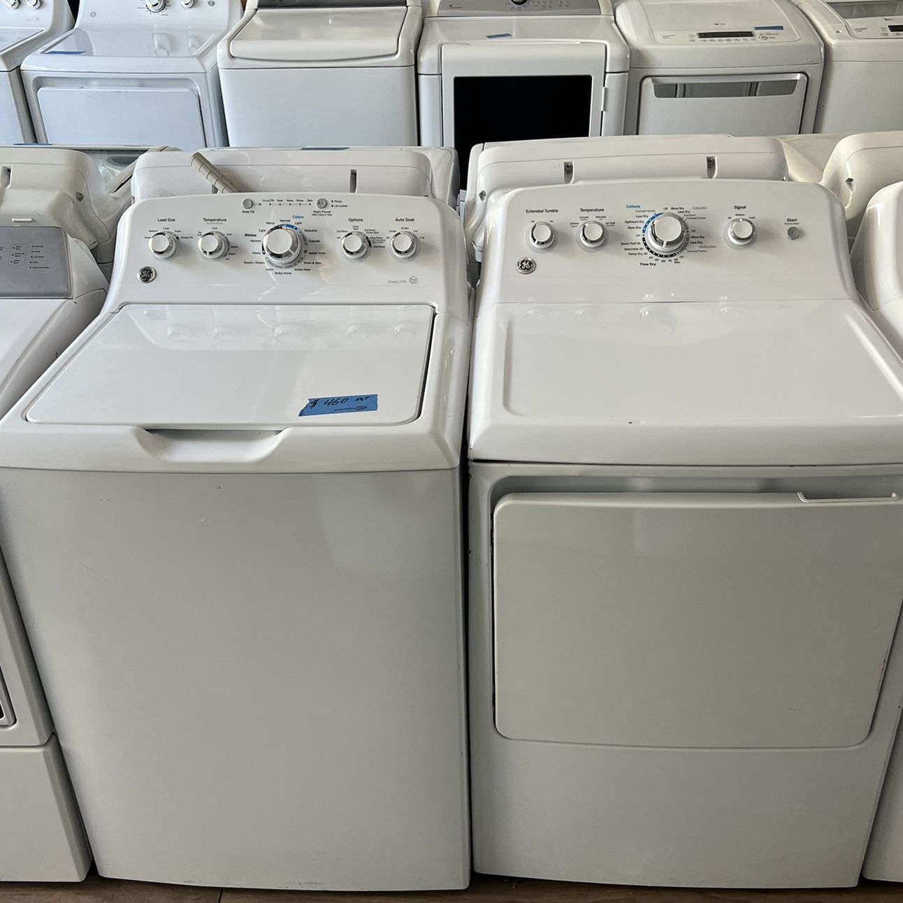 GE Washer&dryer Large Capacity Set   60 day warranty/ Located at:📍5415 Carmack Rd Tampa Fl 33610📍 