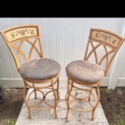 North Shore Very Good Condition 2Bar Stools. 
