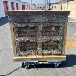 Large Aztec Armoire/Bar 