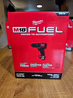 New-Milwaukee M18 FUEL 1/2" Impact Drill/Driver