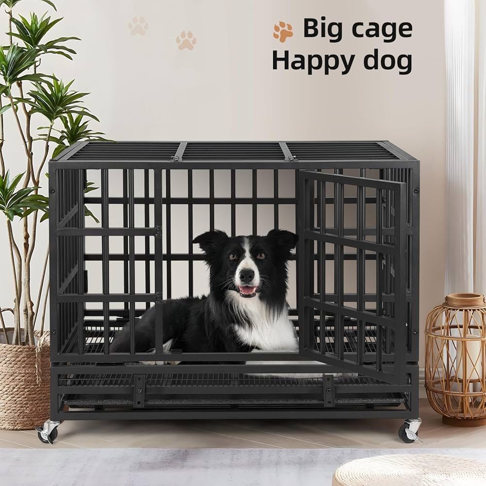 O916 $140  38” Heavy Duty Indestructible Dog Crate