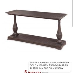 Belgian Luxe Hanover Console Table
