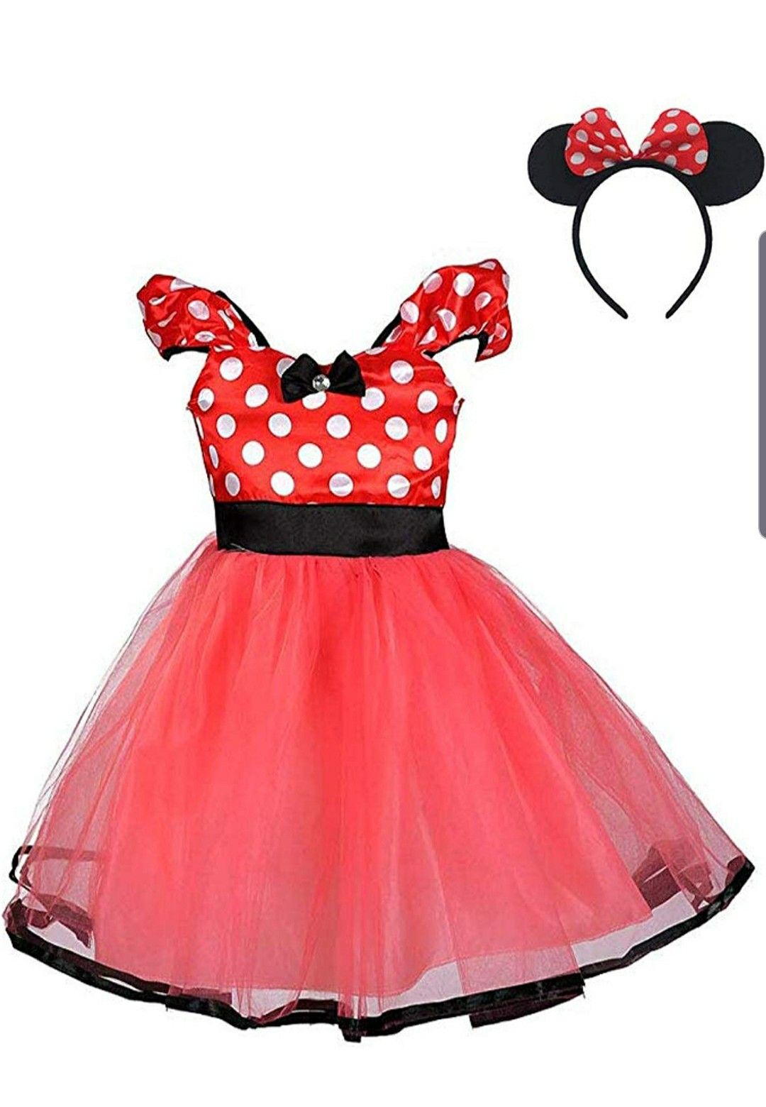Toddler minnie mouse dress and ears