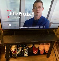 Tv holder, shoe rack