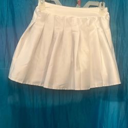 Min-skirt With Short Lining