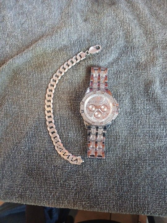 Bulova Unisex Watch & Bracelet