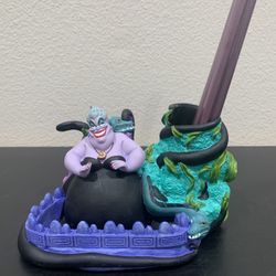 Disney Ursula Pencil & Business Card Holder Rare