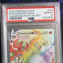Charizard VMAX #74 Pokemon Champion's Path PSA 10