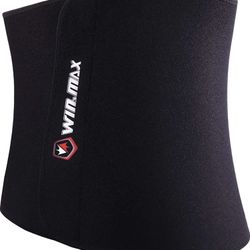  Win.Max Waist Trainer for Women,Waist Trimmer Belt,Weight Loss and Sweat Wrap (Large , Black)