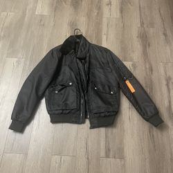 Decibels Black Men’s Bomber Jacket 