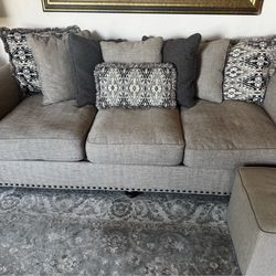 Ashley’s sofa and a love seat