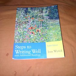 Steps To Writing Well eight Edition 