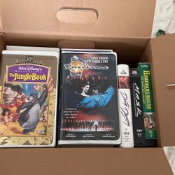 Variety of VHS Tapes