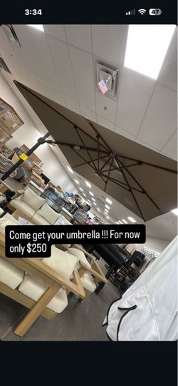 Large Cantilever Patio Umbrella