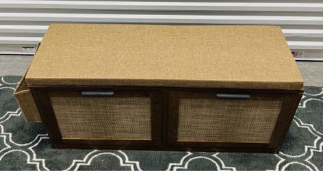 NEW Shoe Storage Bench w/ Cushion - size in pics $50 Price is Firm