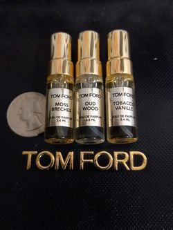 rare MOSS BRECHES Tom Ford Fragrances OUD WOOD + TOB VANILLE
