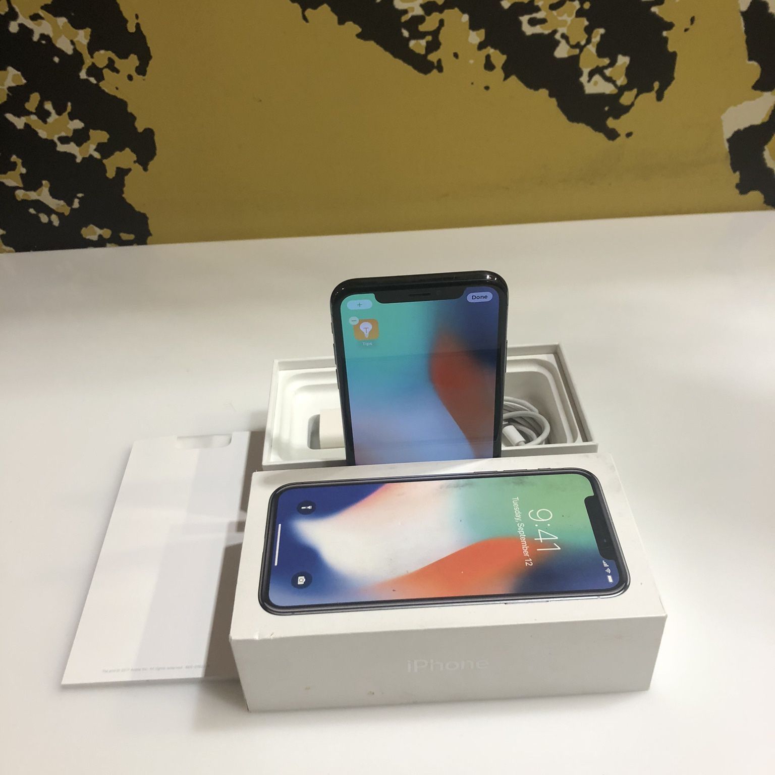 Unlocked iPhone X 64 GB- Grey Plus An  Apple Watch. Bundle Deals Only